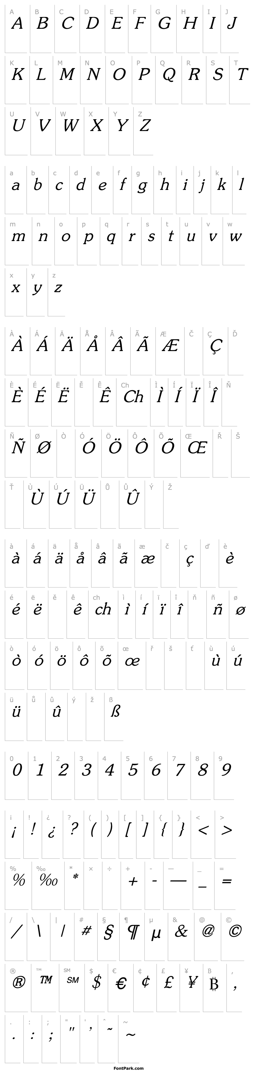 Overview Flickner Italic