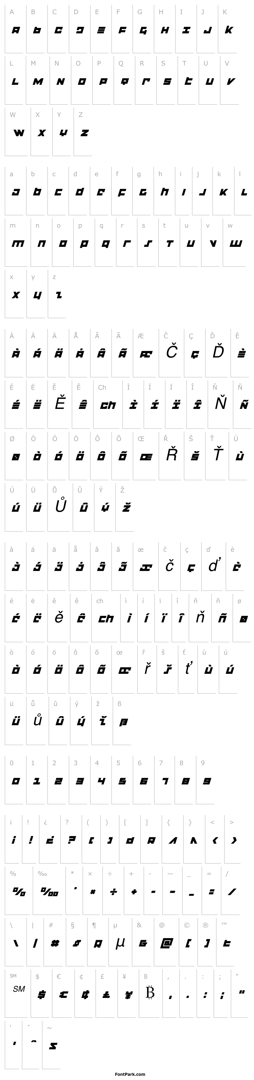 Overview Flight Corps Italic