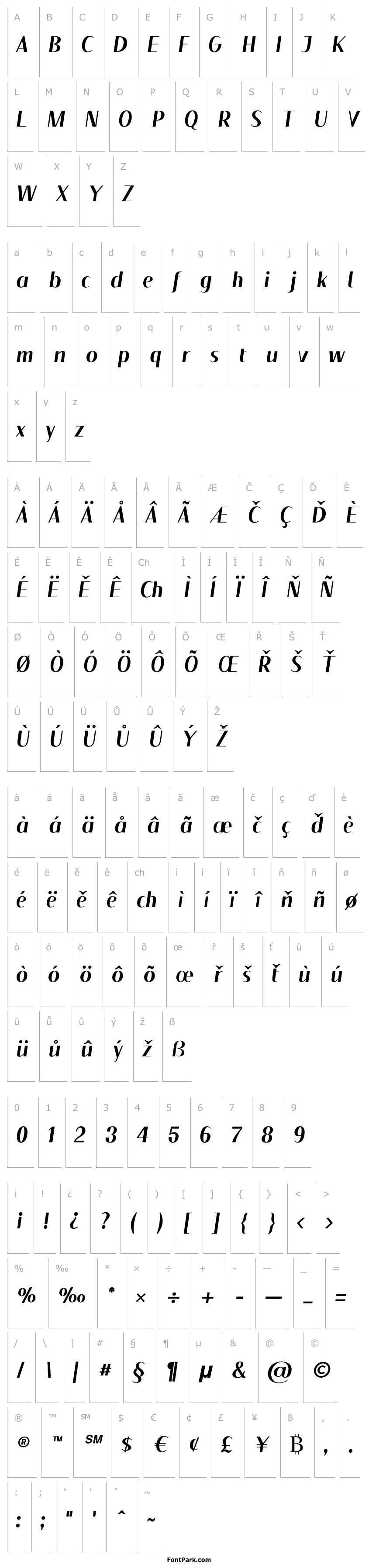 Overview Floane Bold Italic