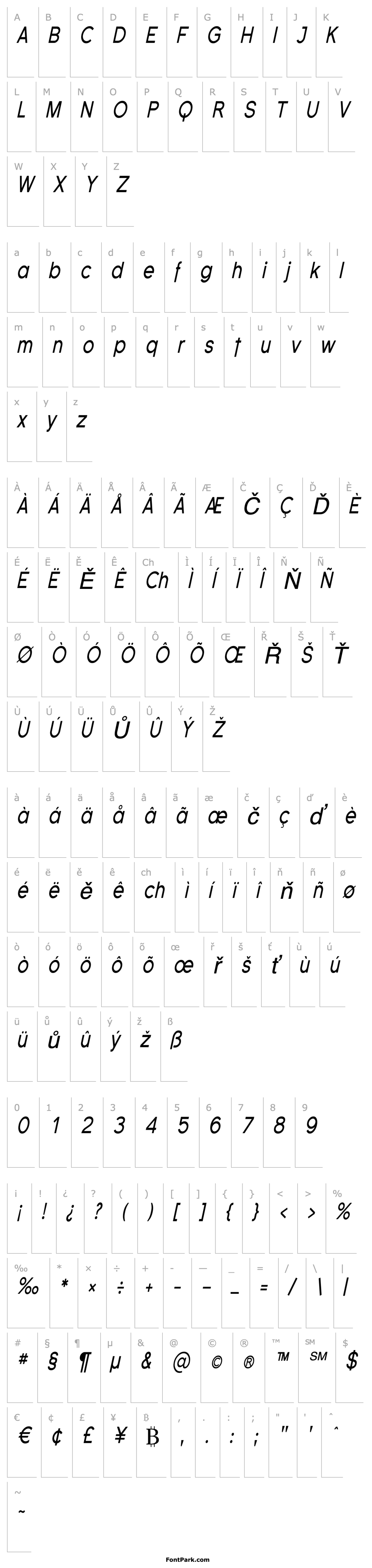 Overview Florencesans Cond Italic