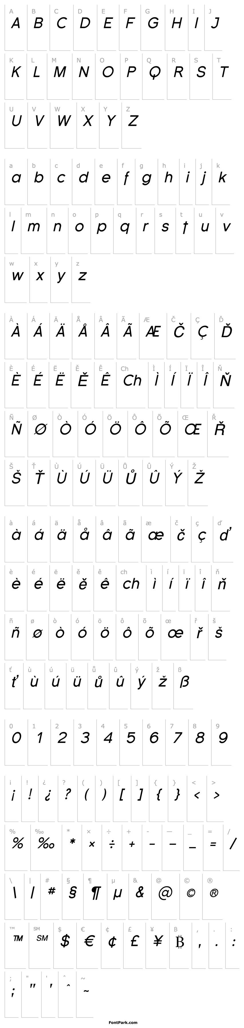 Přehled Florencesans Italic