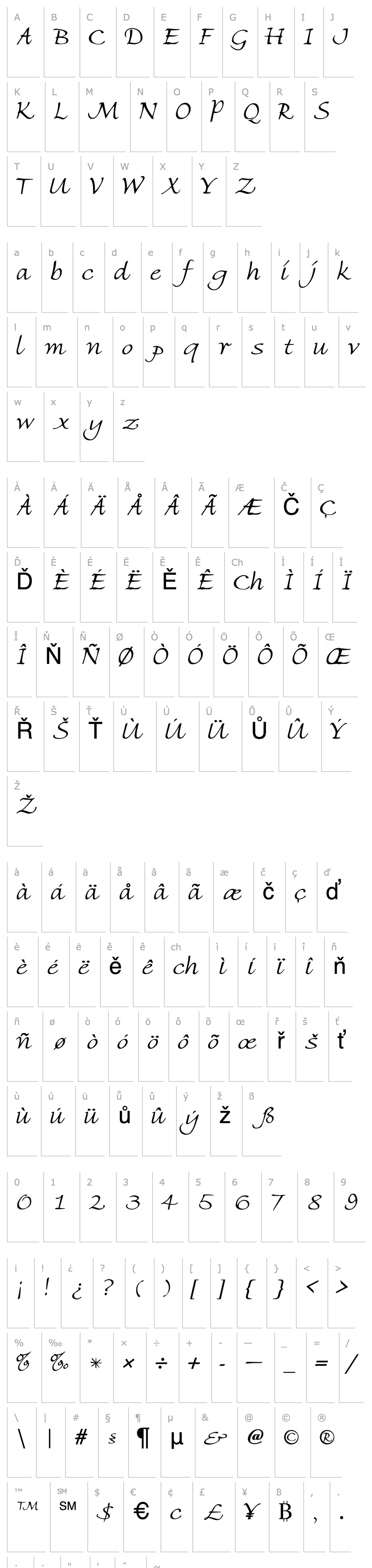 Overview Florentine Script