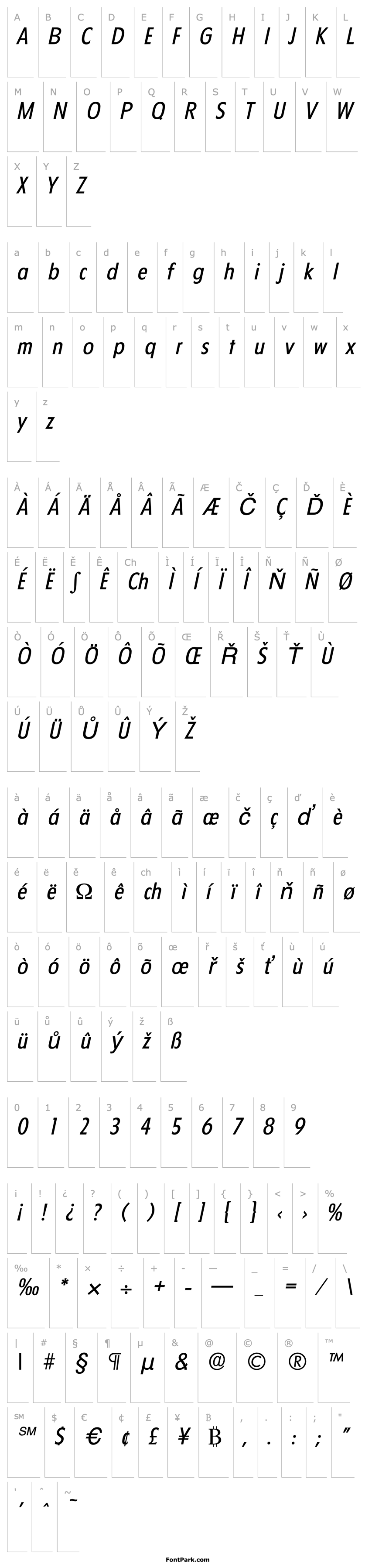 Přehled Florida-Serial-RegularItalic