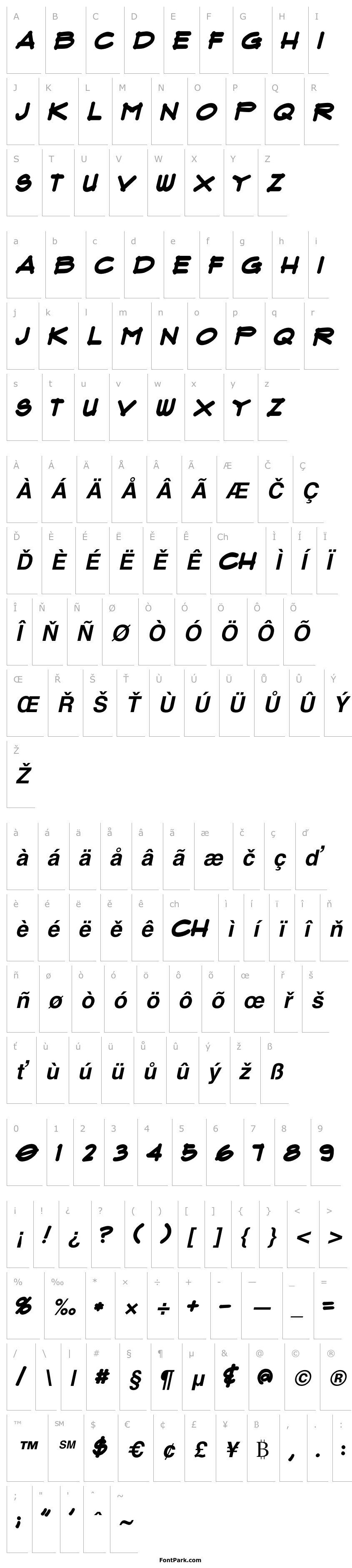 Přehled Flux Architect Bold Italic