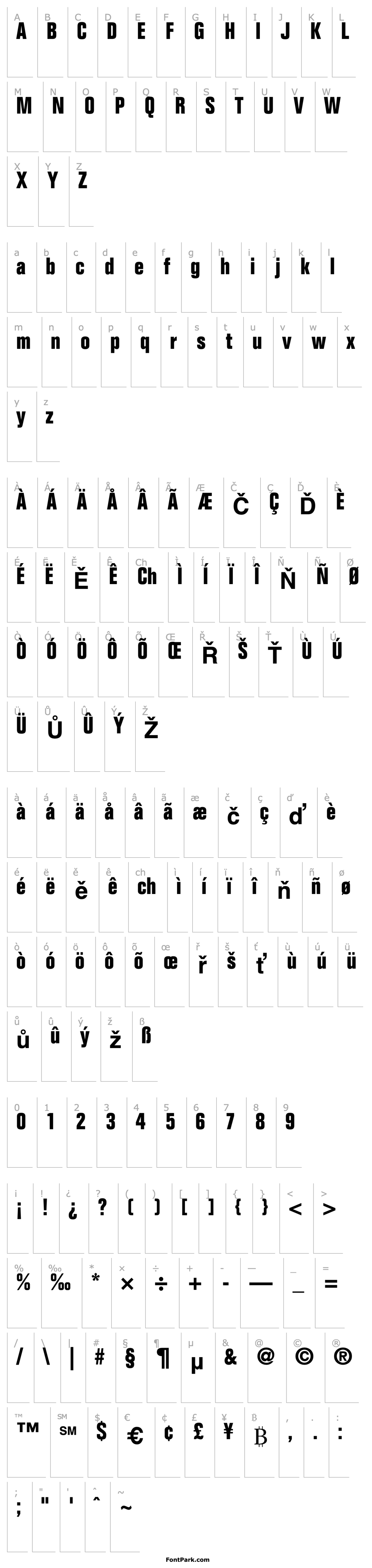 Přehled Folio-Condensed Bold