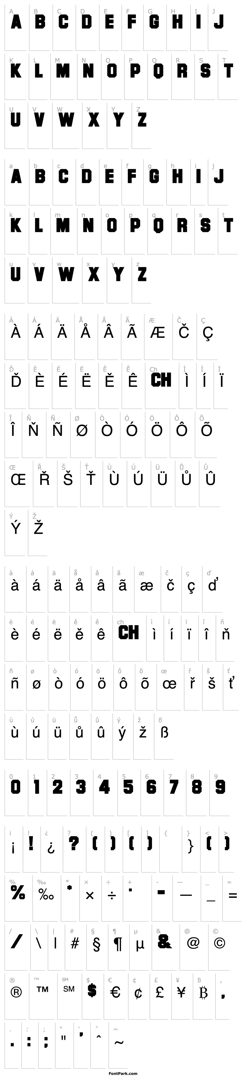 Overview Font