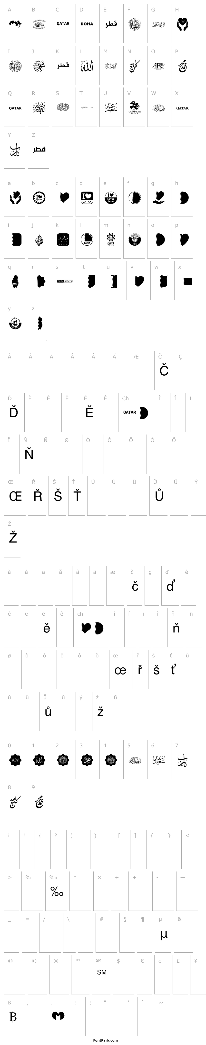 Overview Font Color Qatar