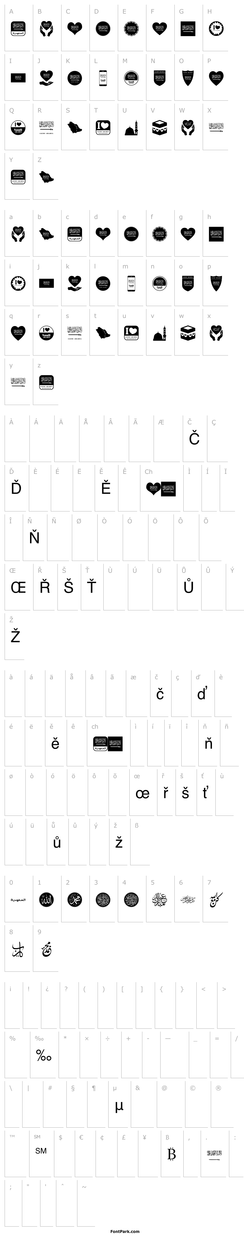 Overview Font Color Saudi Arabia