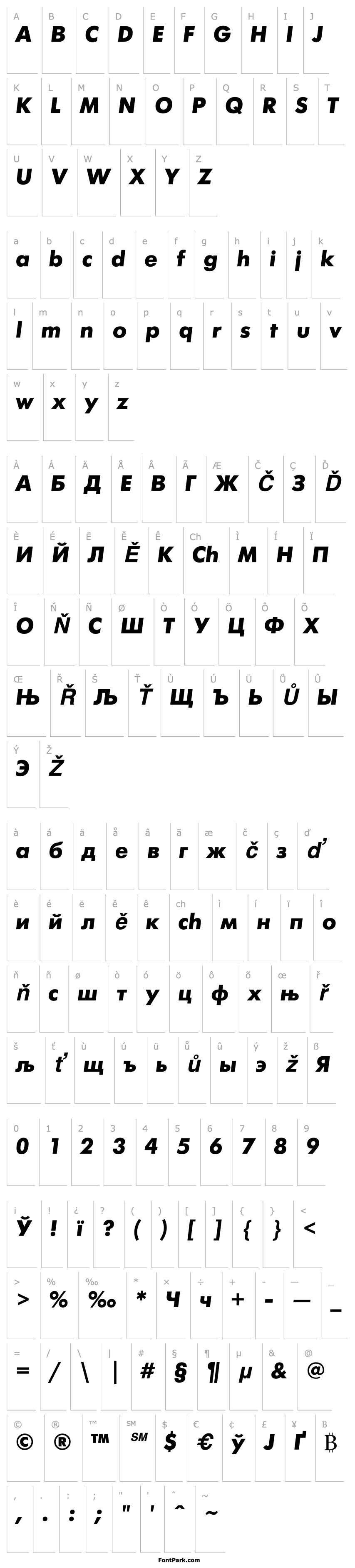 Overview font193