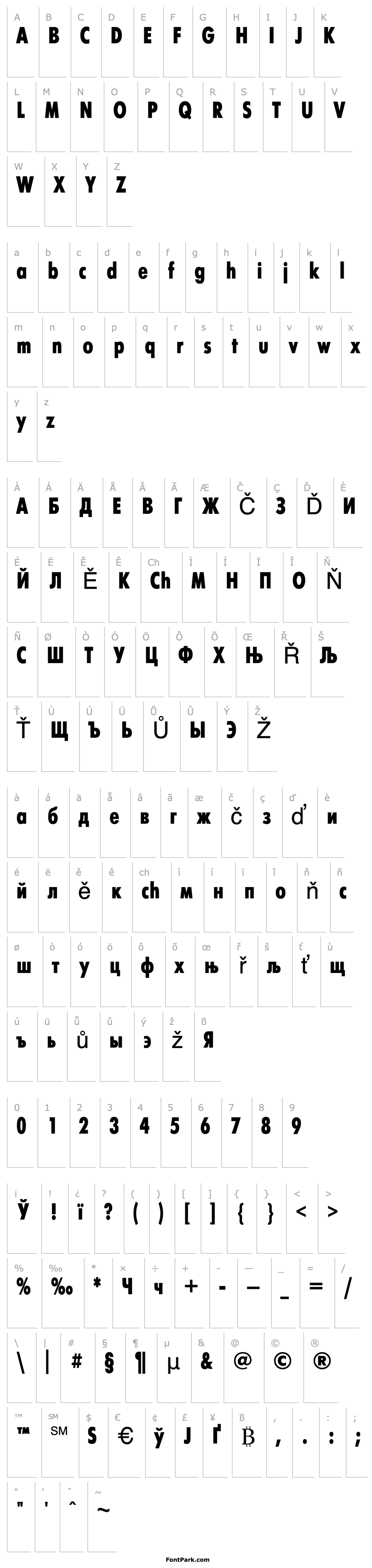 Overview font194