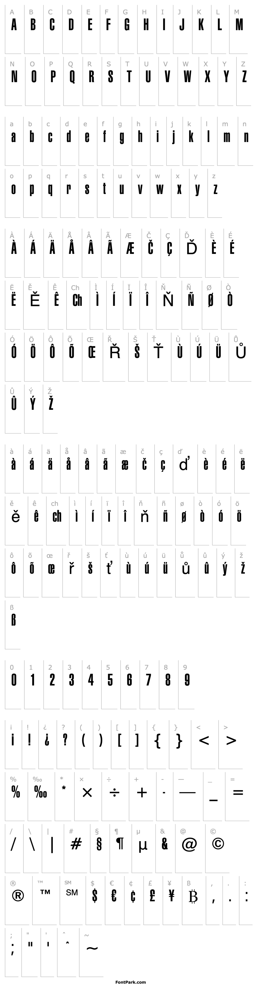 Overview font224