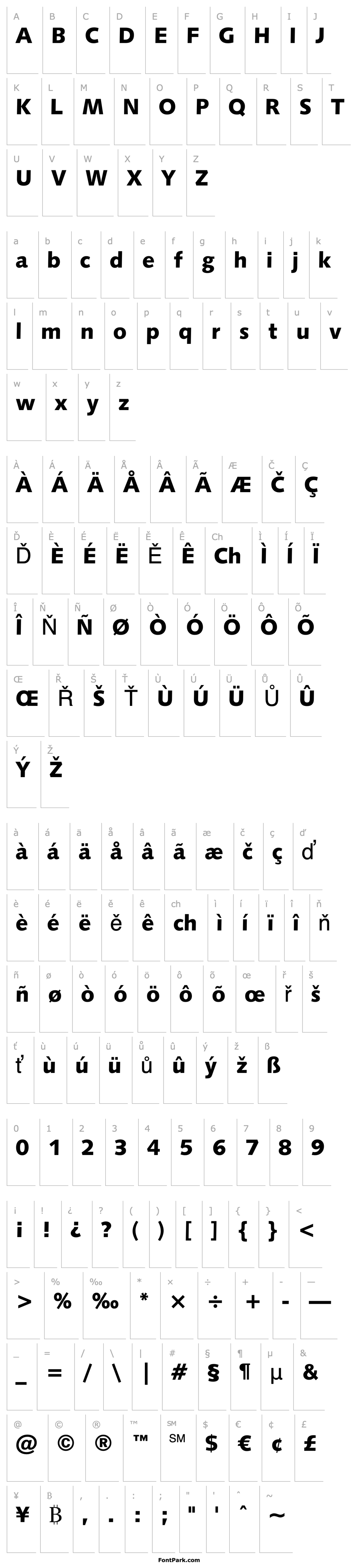 Overview font309