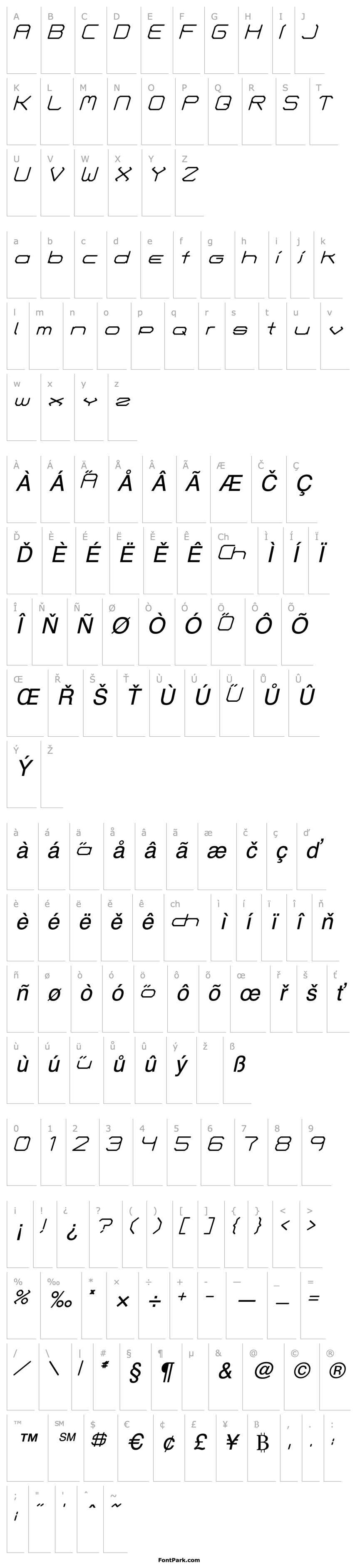 Overview Fontmaker's Choice Italic