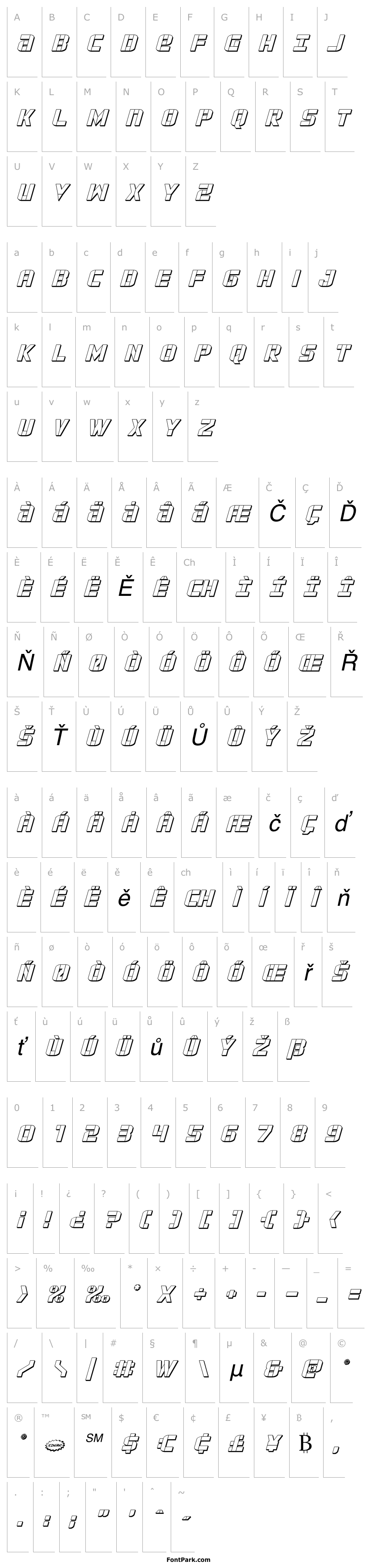 Přehled Force Commander 3D Italic