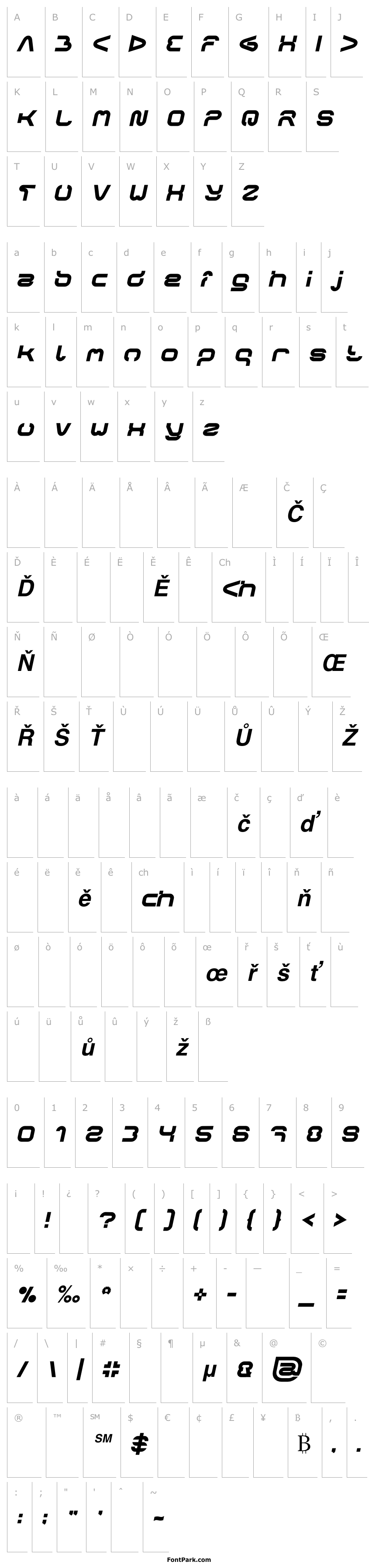 Přehled FORMAL ART Bold Italic