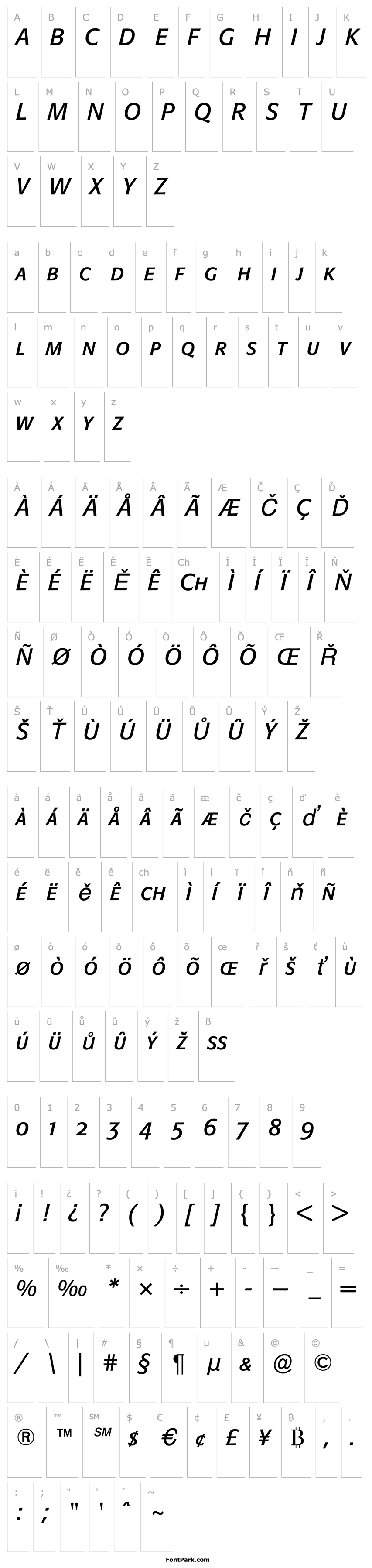 Overview Formata Italic Small Caps & Oldstyle Figures