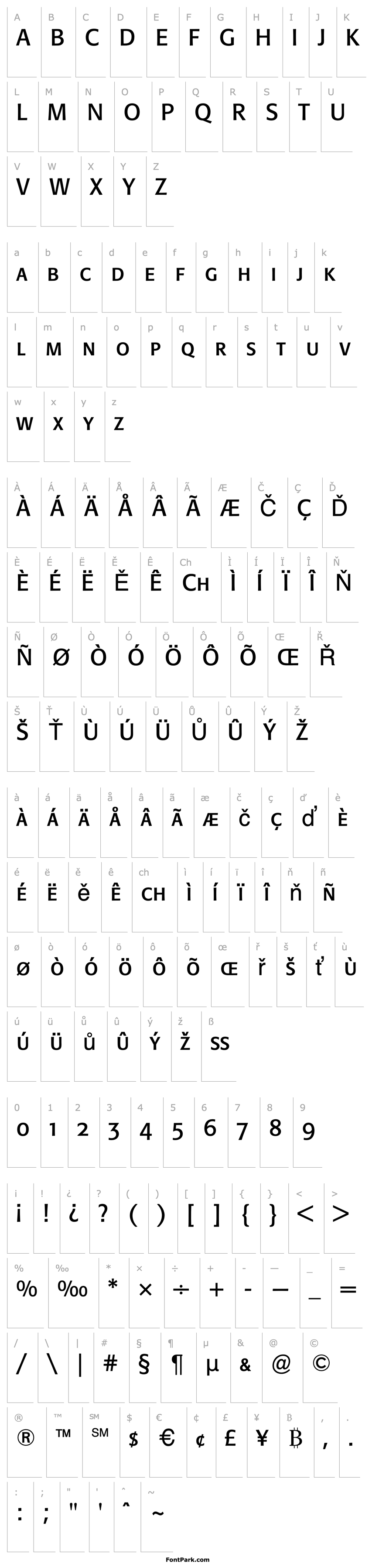 Overview Formata Regular Small Caps & Oldstyle Figures