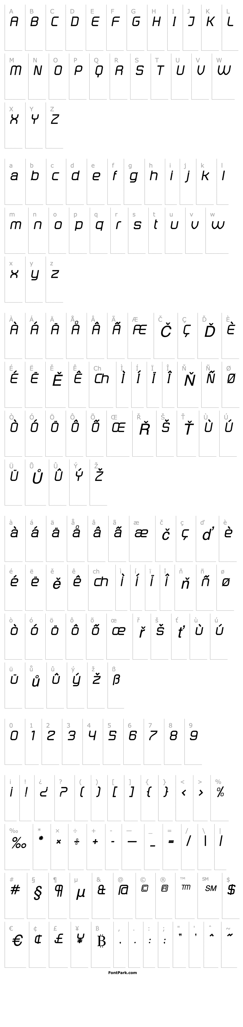 Overview Formatt-Italic
