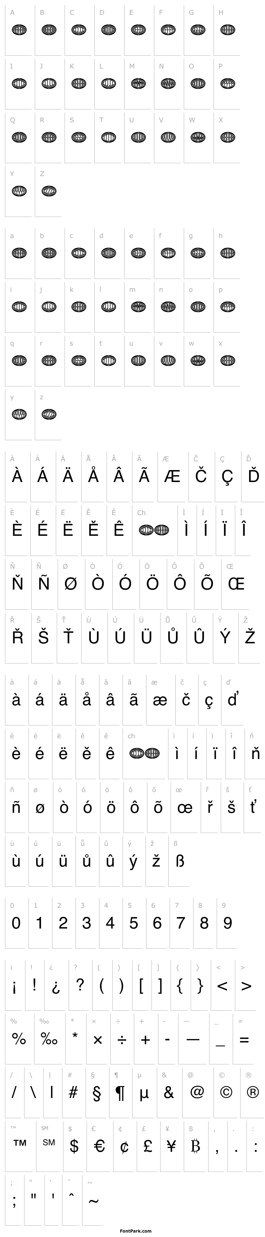 Přehled Formogram Ellipse Hollow Regular