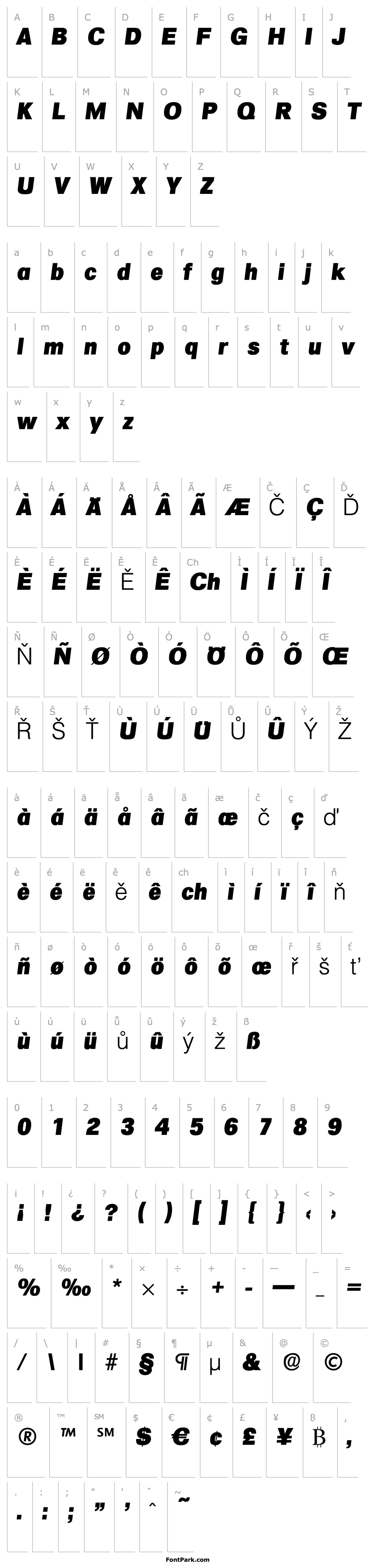 Overview Formula-ExtraBoldIta