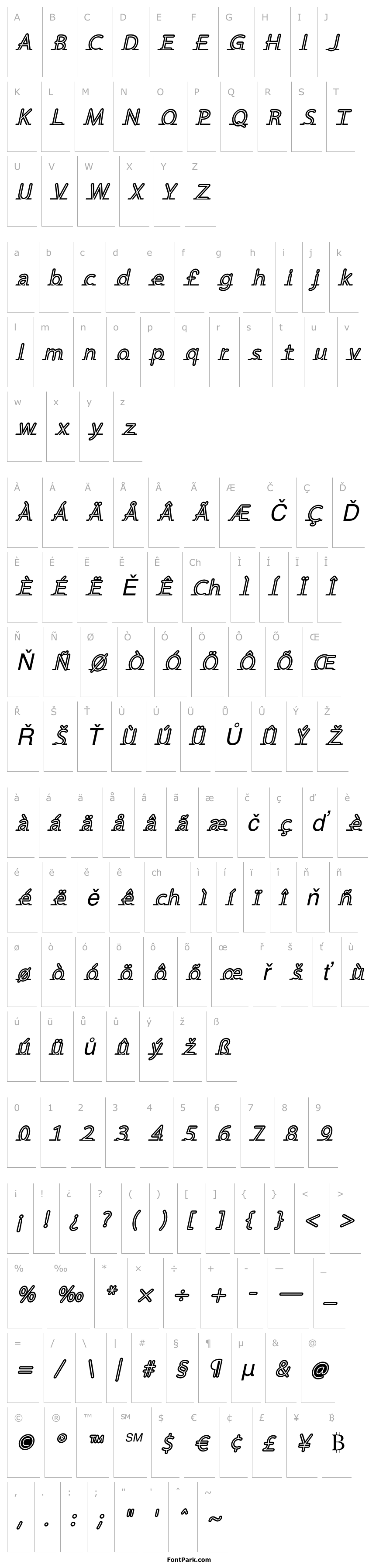 Overview Fortrack-Italic