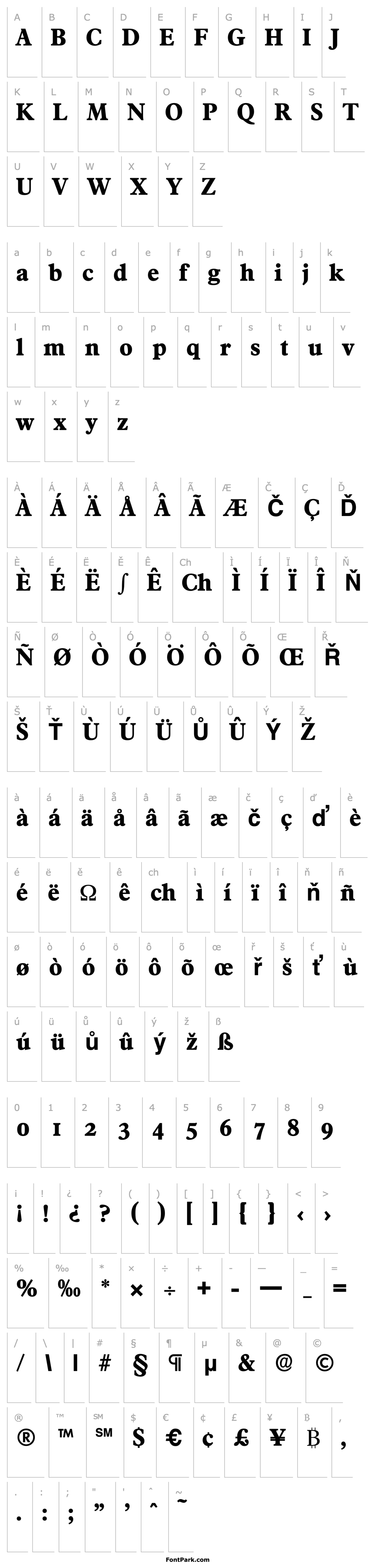 Overview Francisco-Serial-ExtraBold-Regular