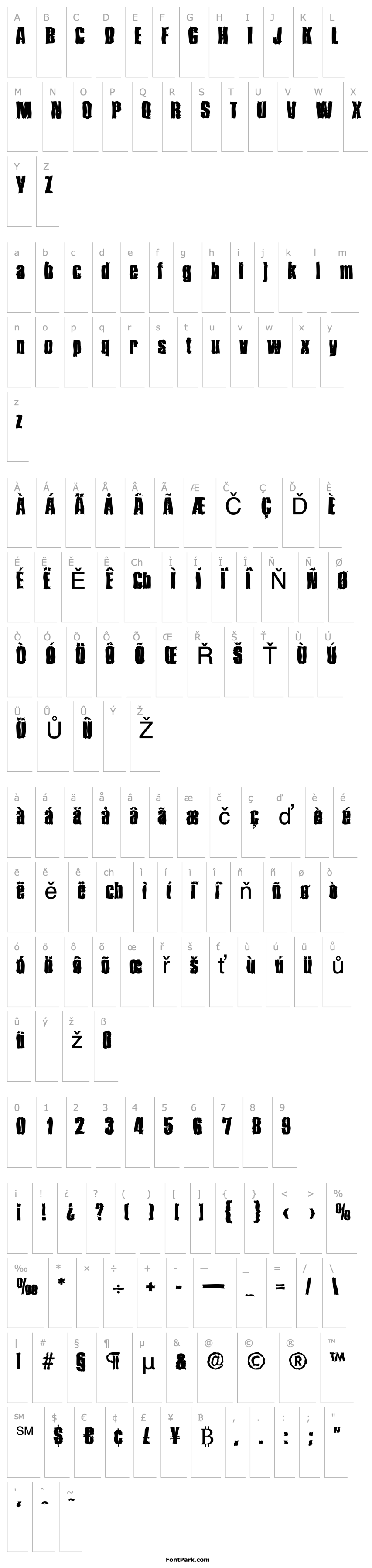 Přehled FrankBeckerRandom-ExtraBold-Regular