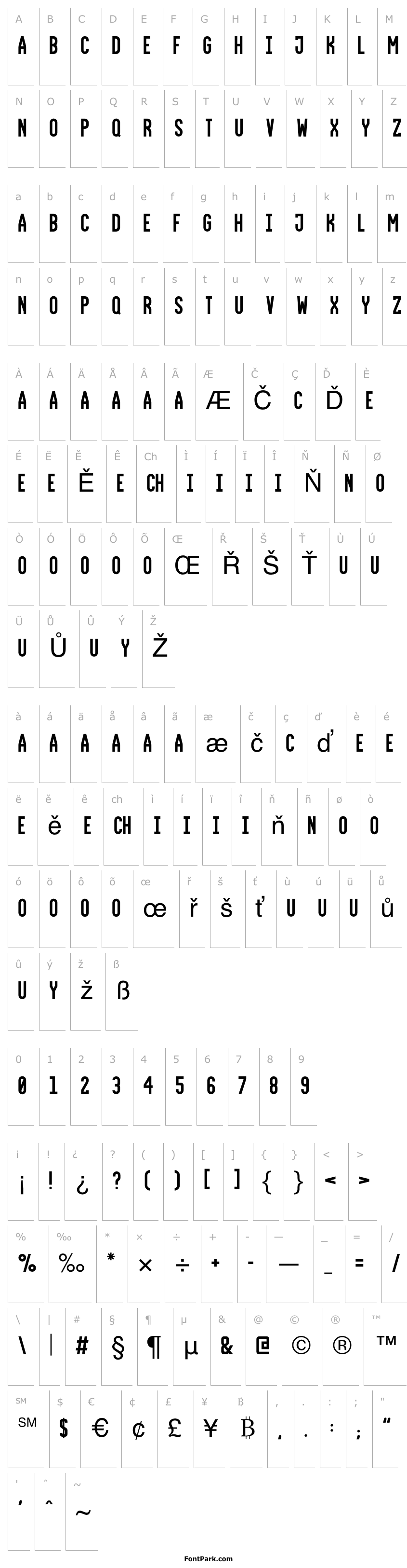 Přehled FrederickSans