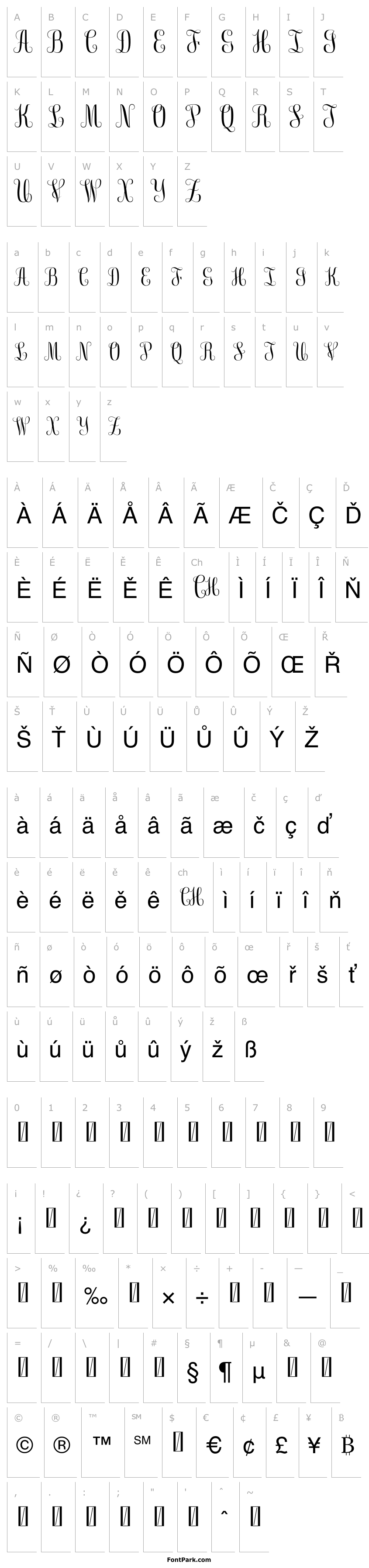 Free Monogram Beta Font | FontPark.com