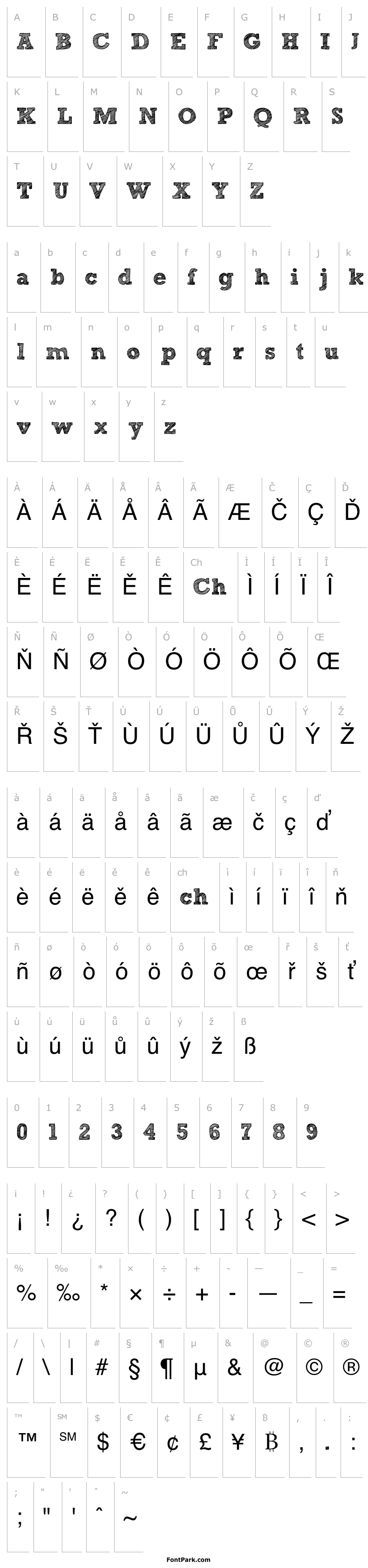 Přehled [free version] Sketch Block Bold