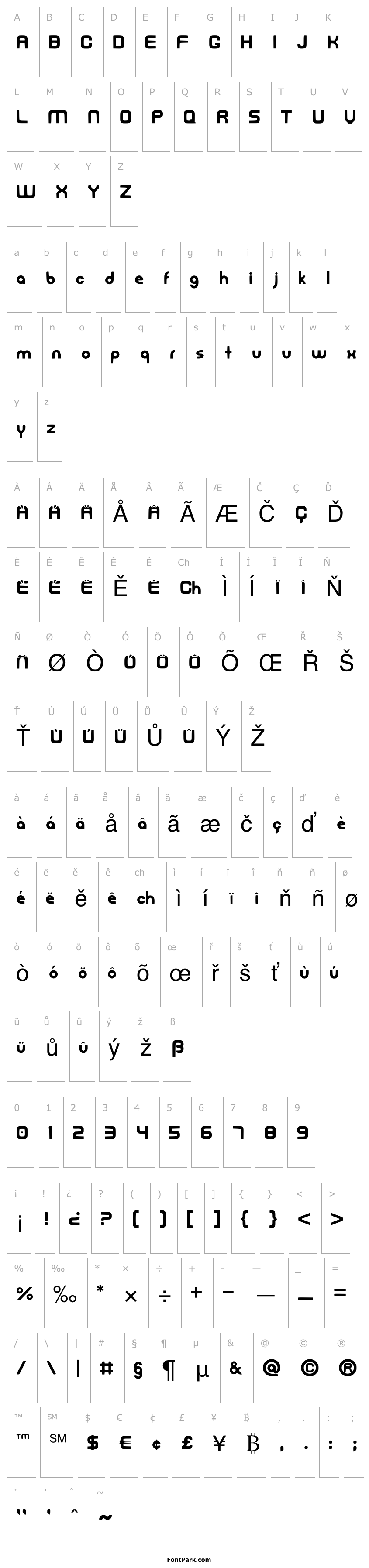 Overview FreedanFont