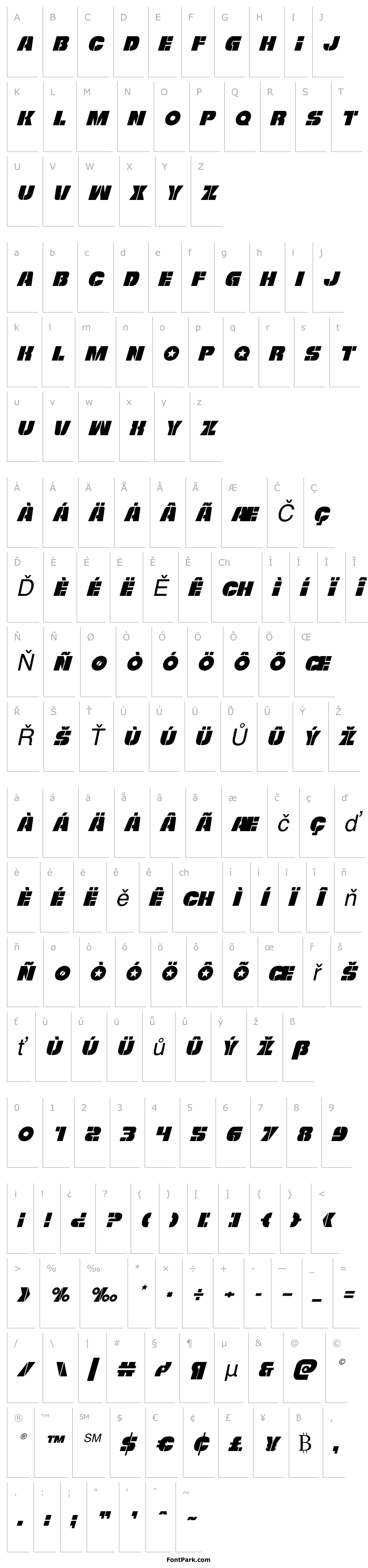 Overview Freedom Fighter Italic