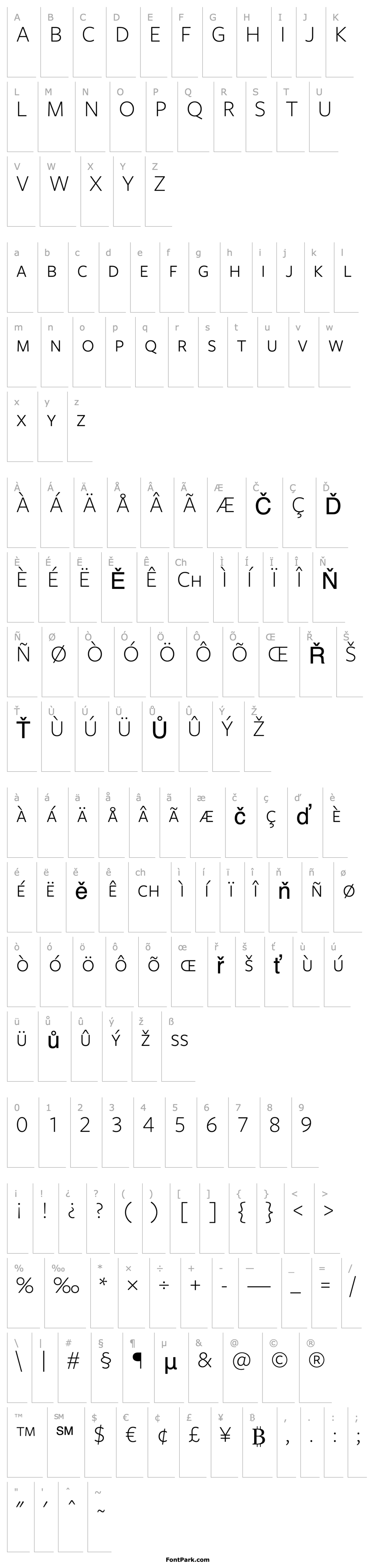 Overview FreightSans LightSC