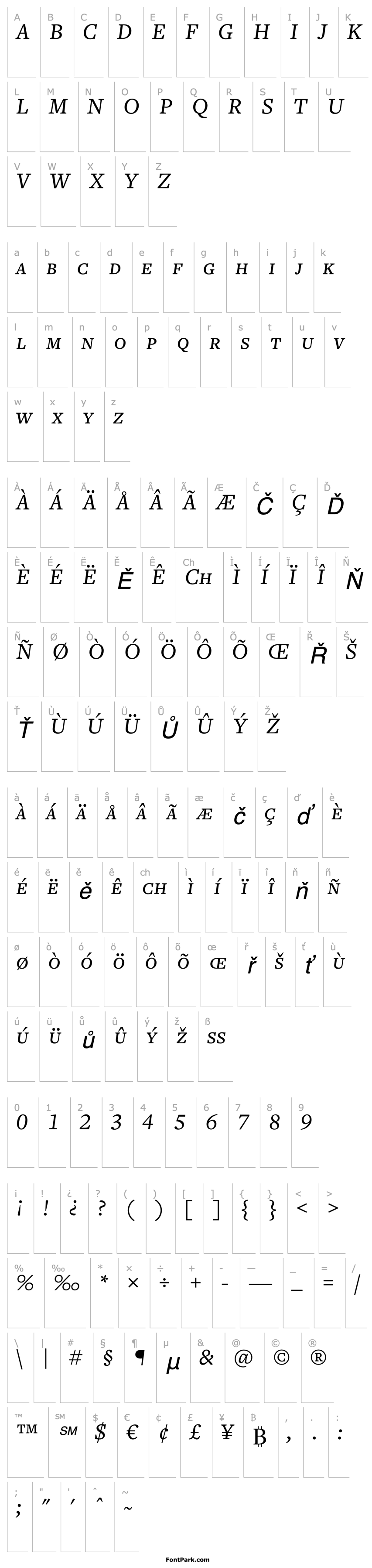 Overview FreightText BookItalicSC