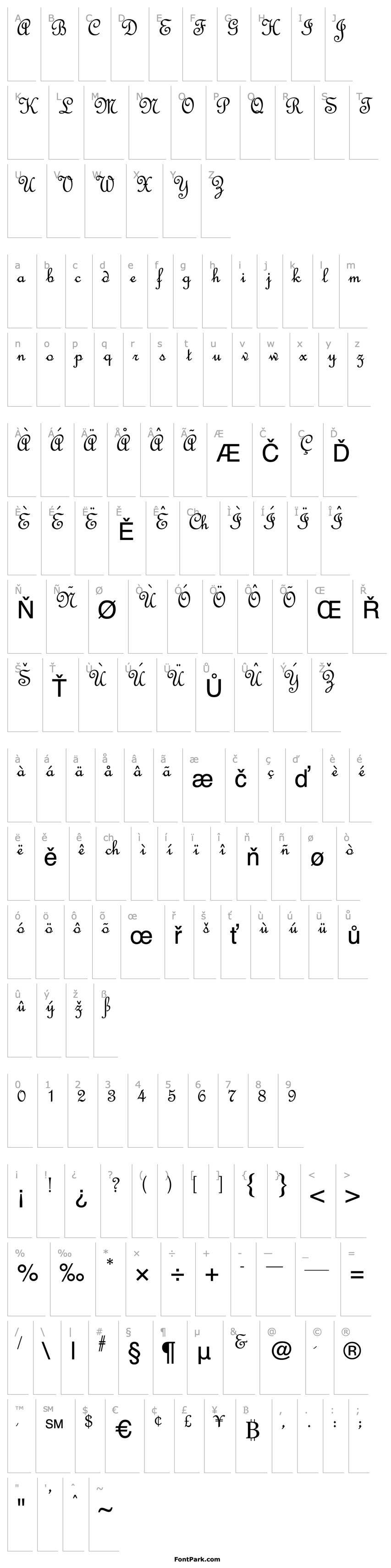 Overview French Script AT