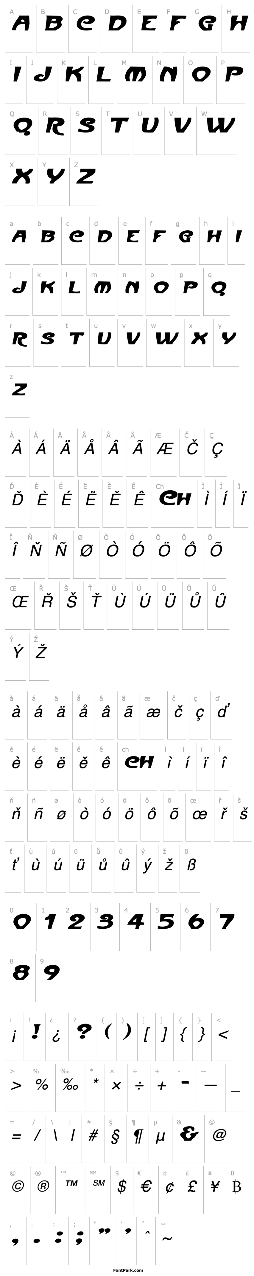 Overview FrenchBeanExtended Oblique