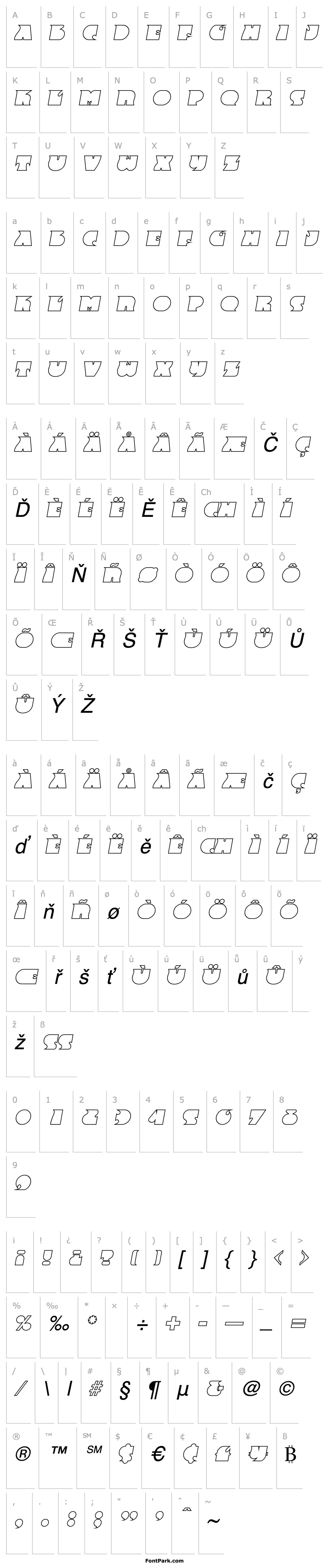 Overview FrenzyOutline Italic