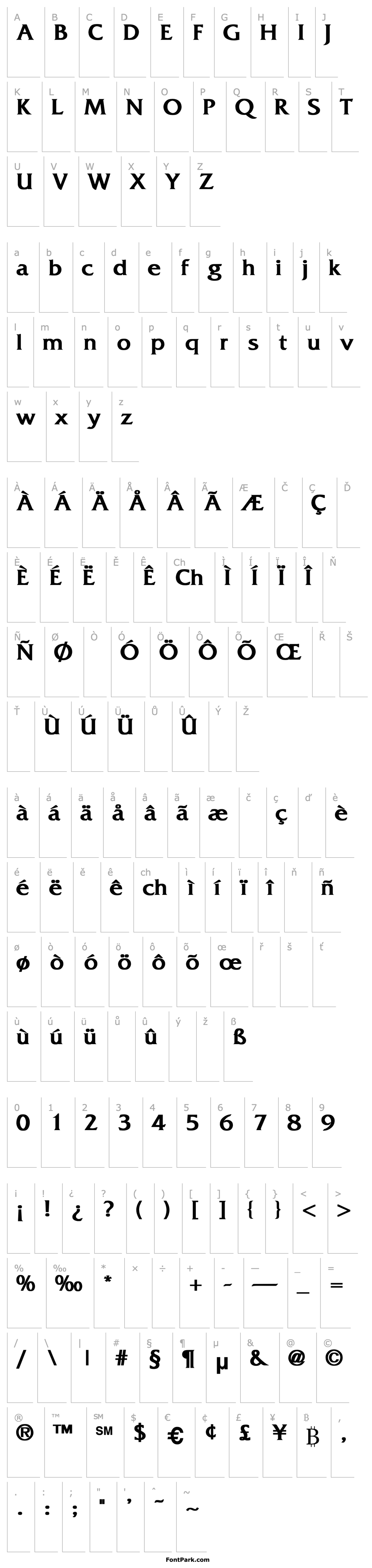 Overview FritzQuadrata Bold