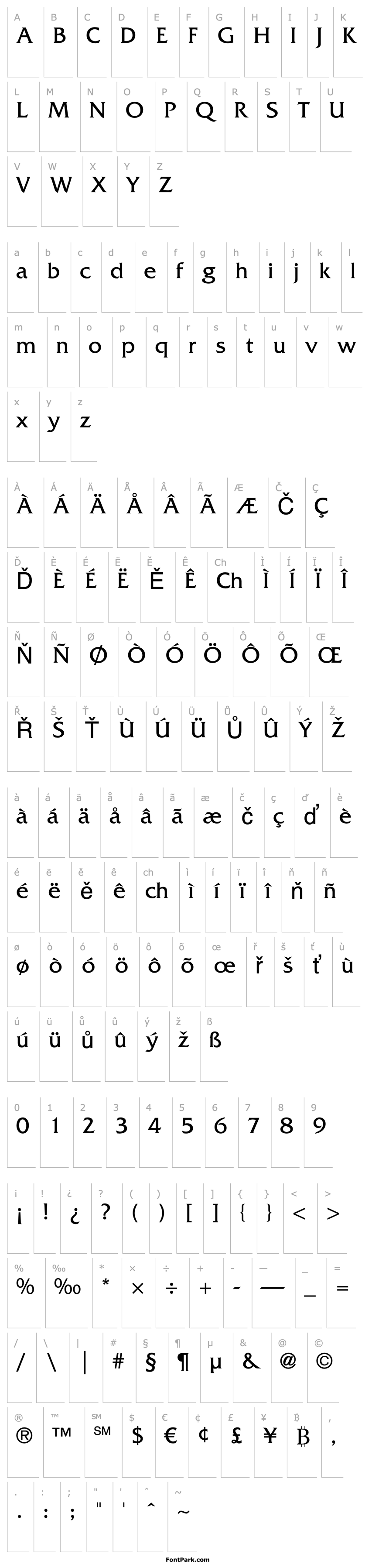 Overview Friz Quadrata LT