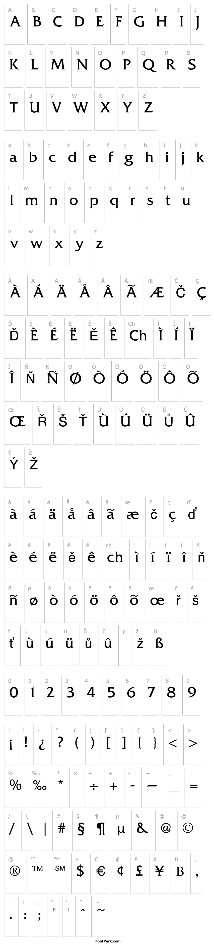 Overview Friz Regular