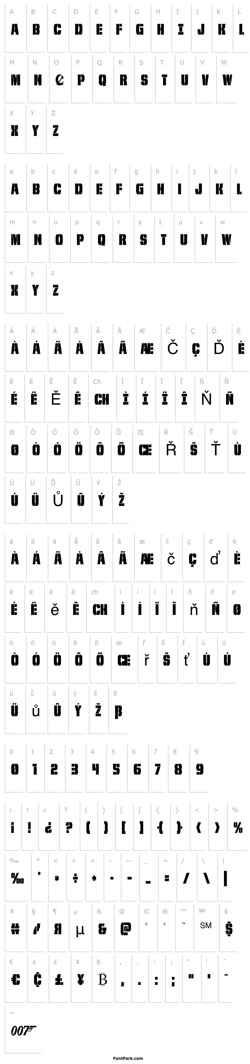 Přehled From BOND With Love Condensed