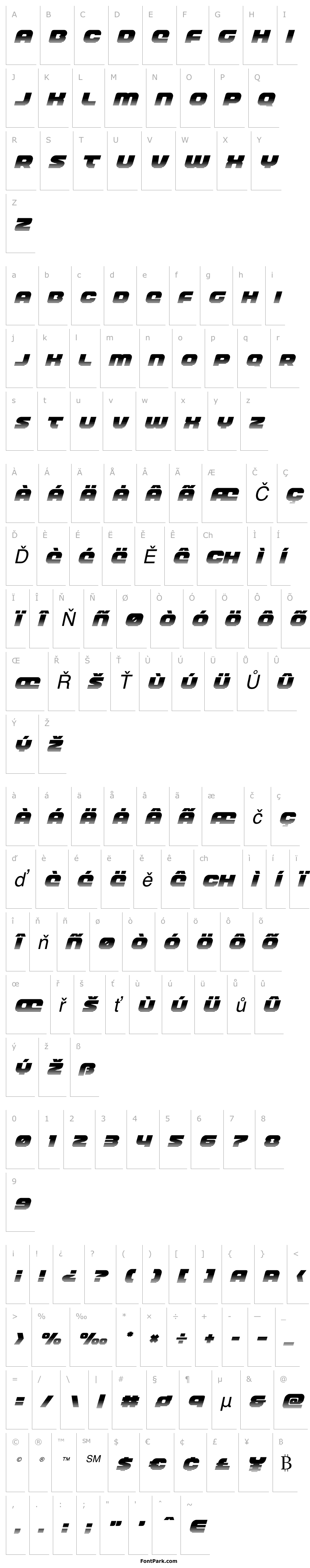 Overview Front Runner Halftone Italic