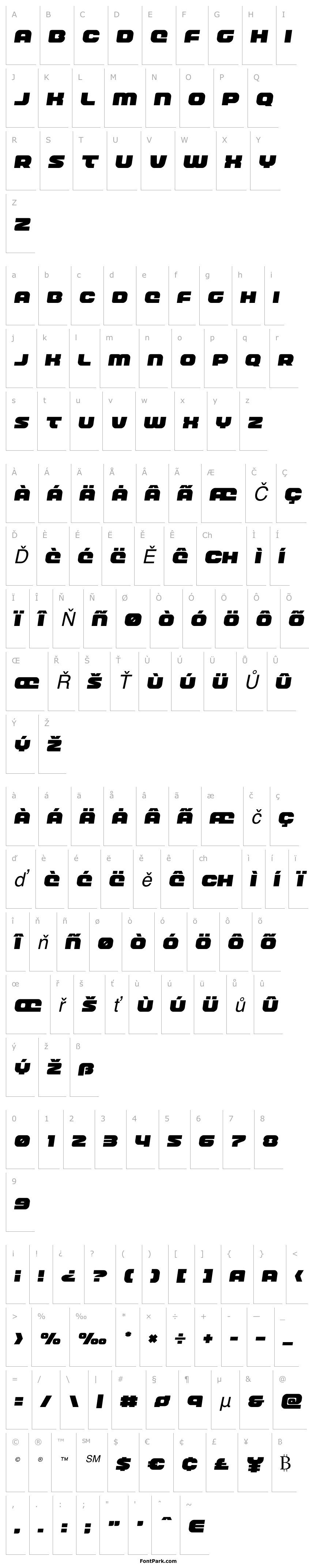 Přehled Front Runner Semi-Italic