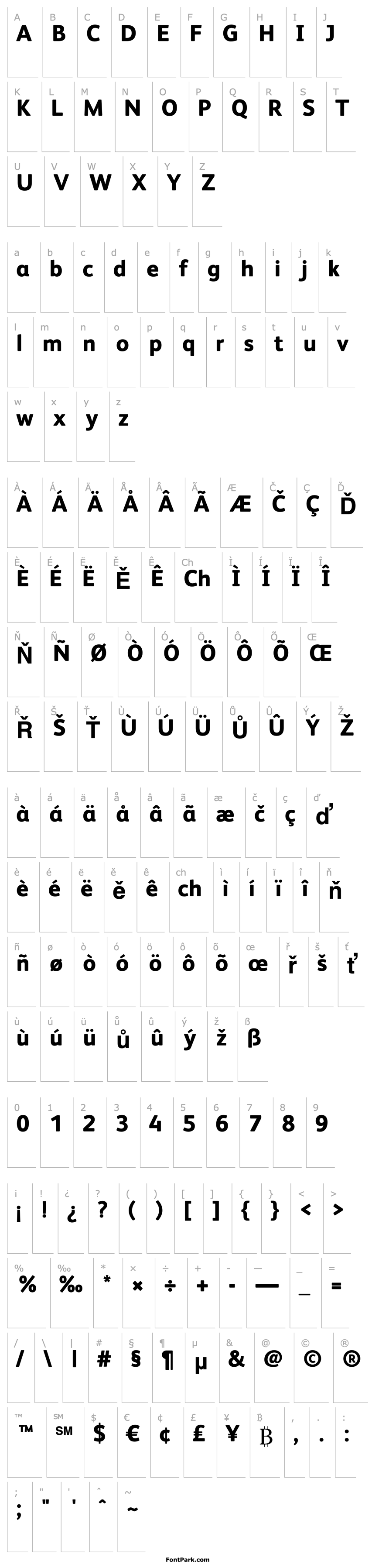 Overview FSAlbert-ExtraBold