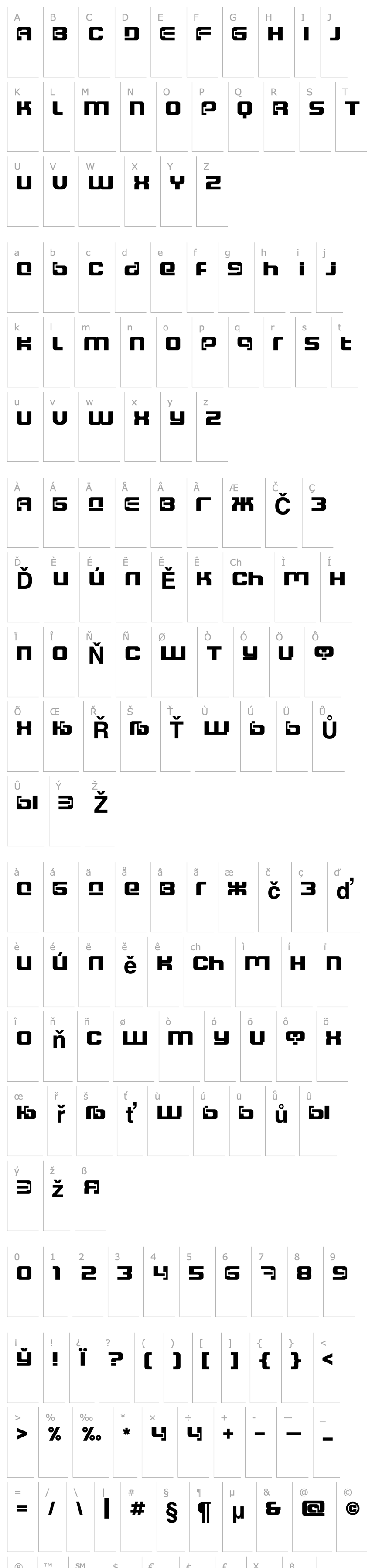 Overview ft84 Semi-expanded SemiBold