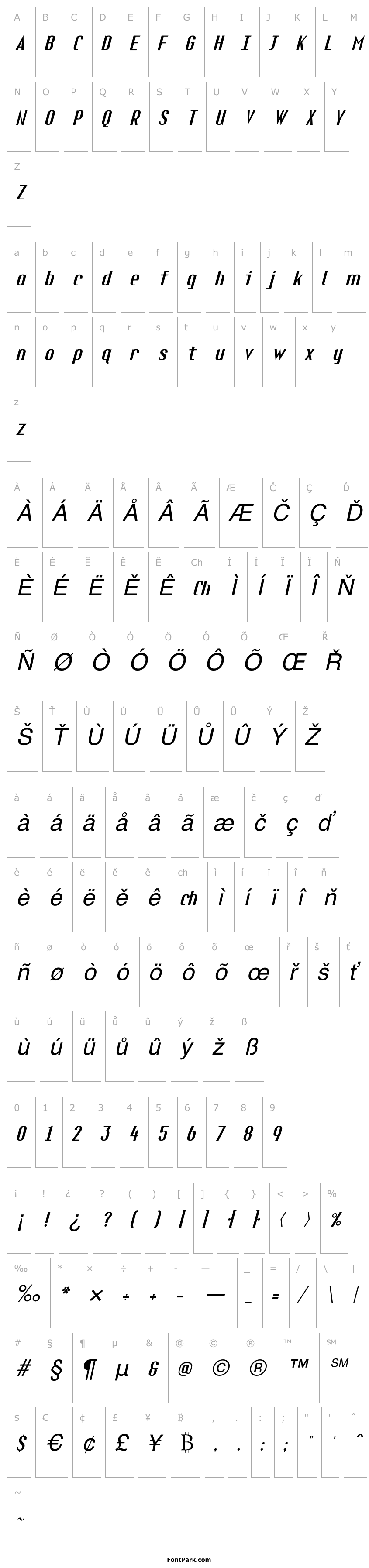 Overview Fuel Italic