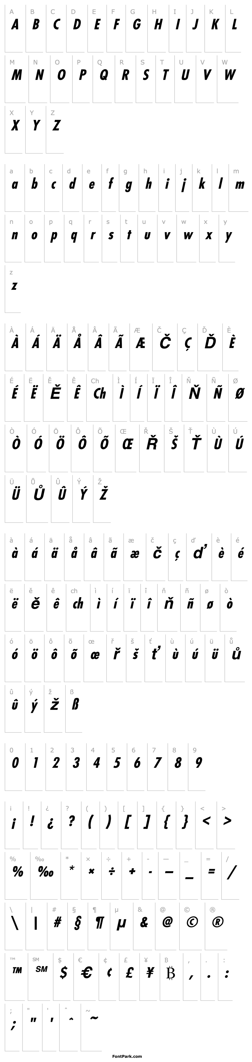 Overview FunctionCond Bold Italic