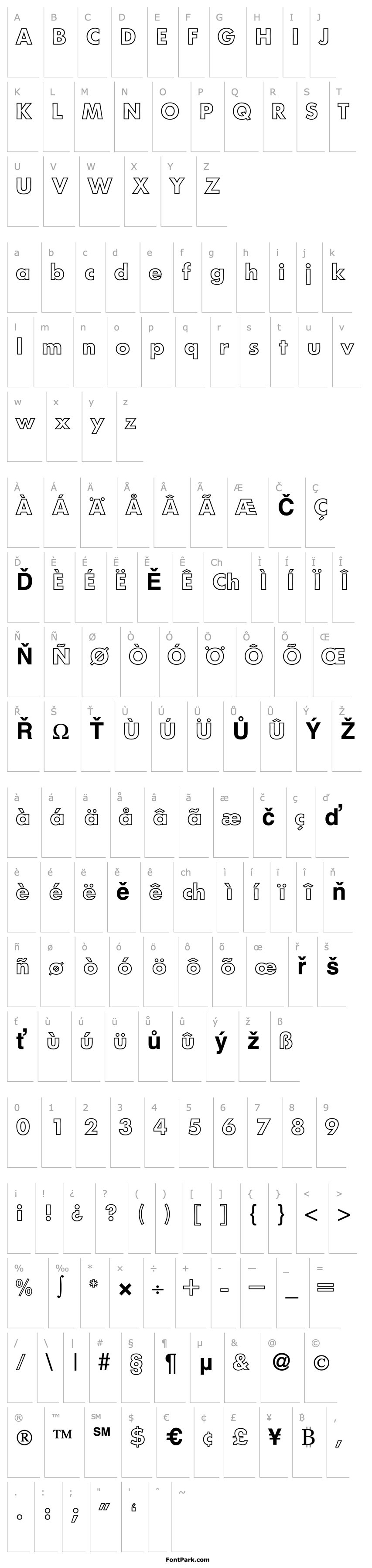 Přehled FunctionTwoOutline-Bold