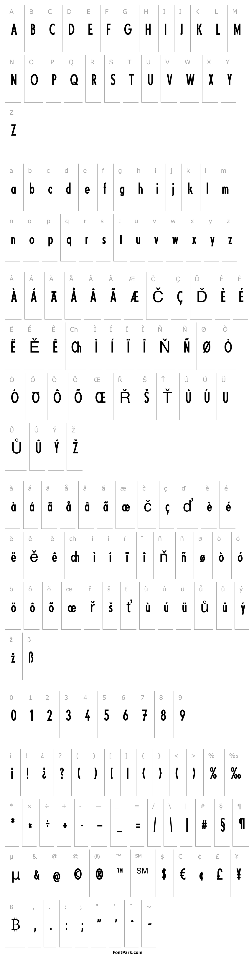 Přehled Fundamental  Brigade Condensed