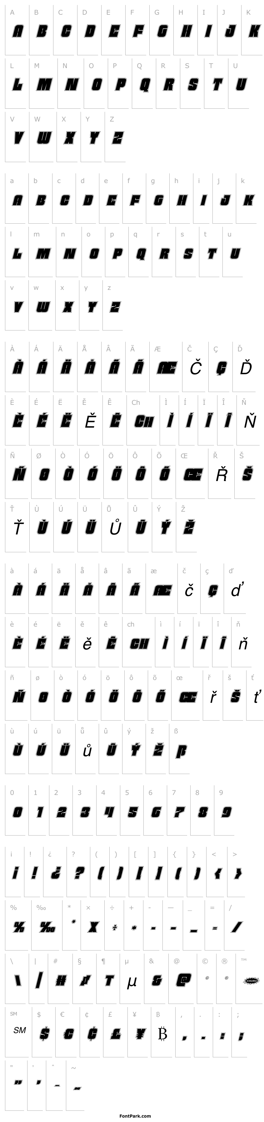 Overview Funk Machine Academy Italic